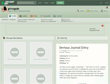 Tablet Screenshot of grinegade.deviantart.com