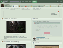 Tablet Screenshot of pattwor.deviantart.com