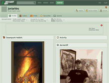 Tablet Screenshot of jonlarkins.deviantart.com