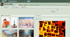 Desktop Screenshot of meteoro-nayade.deviantart.com