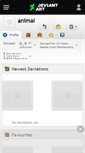 Mobile Screenshot of animal.deviantart.com