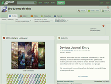 Tablet Screenshot of jiro-tu-emo-shi-shio.deviantart.com