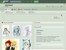 Tablet Screenshot of jelly-beanz.deviantart.com