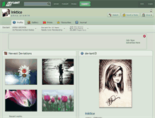 Tablet Screenshot of inktice.deviantart.com