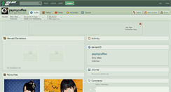 Desktop Screenshot of paymycoffee.deviantart.com