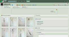 Desktop Screenshot of hailsnowrain.deviantart.com