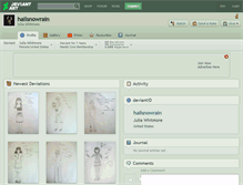 Tablet Screenshot of hailsnowrain.deviantart.com