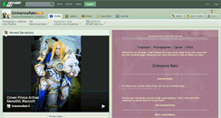 Desktop Screenshot of eminencerain.deviantart.com