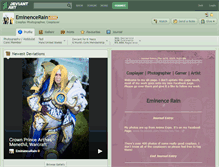 Tablet Screenshot of eminencerain.deviantart.com