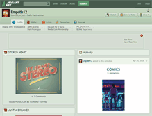 Tablet Screenshot of empath12.deviantart.com