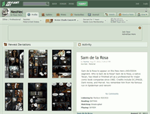 Tablet Screenshot of neohec.deviantart.com