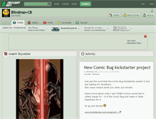 Tablet Screenshot of blindman-cb.deviantart.com