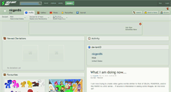 Desktop Screenshot of nicgen86.deviantart.com