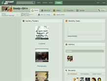 Tablet Screenshot of gossip--girl.deviantart.com
