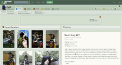 Desktop Screenshot of cycil.deviantart.com