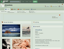 Tablet Screenshot of ohmyebony.deviantart.com