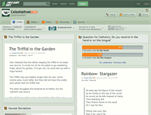 Tablet Screenshot of celestialhost.deviantart.com