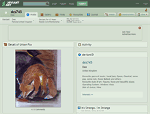 Tablet Screenshot of dcs745.deviantart.com