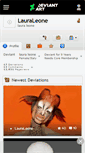 Mobile Screenshot of lauraleone.deviantart.com