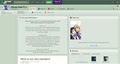 Desktop Screenshot of mikado-kida-fc.deviantart.com