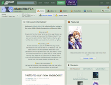 Tablet Screenshot of mikado-kida-fc.deviantart.com