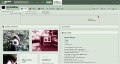 Desktop Screenshot of morticiarose.deviantart.com