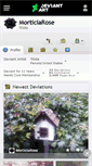 Mobile Screenshot of morticiarose.deviantart.com