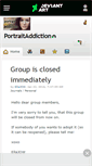 Mobile Screenshot of portraitaddiction.deviantart.com