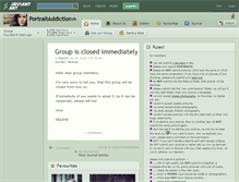 Tablet Screenshot of portraitaddiction.deviantart.com