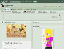 Tablet Screenshot of melloxxmatt.deviantart.com