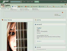 Tablet Screenshot of cupitor.deviantart.com