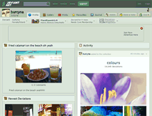 Tablet Screenshot of burcyna.deviantart.com