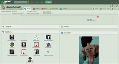 Desktop Screenshot of dragonflymystic.deviantart.com