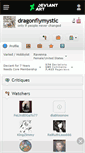 Mobile Screenshot of dragonflymystic.deviantart.com