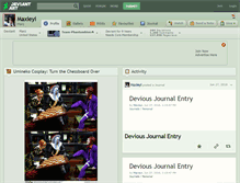 Tablet Screenshot of maxieyi.deviantart.com