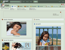 Tablet Screenshot of krtoon.deviantart.com
