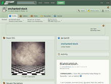 Tablet Screenshot of enchanted-stock.deviantart.com