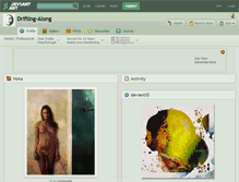 Tablet Screenshot of drifting-along.deviantart.com