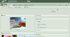Desktop Screenshot of dhara.deviantart.com