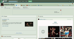 Desktop Screenshot of masterbrowneyed.deviantart.com