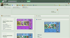 Desktop Screenshot of elffreak.deviantart.com