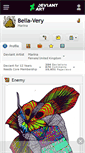 Mobile Screenshot of bella-very.deviantart.com