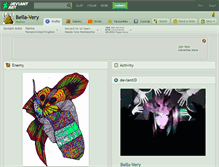 Tablet Screenshot of bella-very.deviantart.com