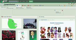 Desktop Screenshot of orangeishsherbert.deviantart.com