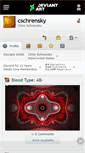 Mobile Screenshot of cschrensky.deviantart.com