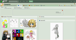 Desktop Screenshot of celestegirl.deviantart.com