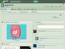 Tablet Screenshot of lunalove1sez.deviantart.com
