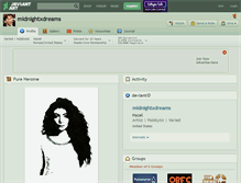 Tablet Screenshot of midnightxdreams.deviantart.com