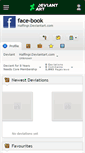 Mobile Screenshot of face-book.deviantart.com