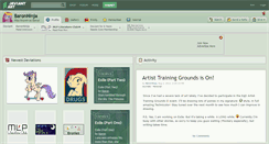 Desktop Screenshot of baronninja.deviantart.com